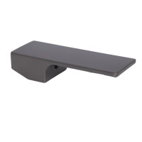 Ручка Qtap (25x42,2x119,7) для змішувачів Gemini Gunmetal Black PVD QTGEM254221197GMB50053