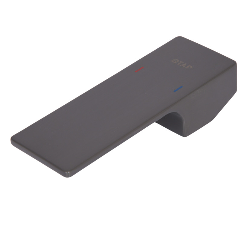 Ручка Qtap (25x42,2x119,7) для змішувачів Gemini Gunmetal Black PVD QTGEM254221197GMB50053