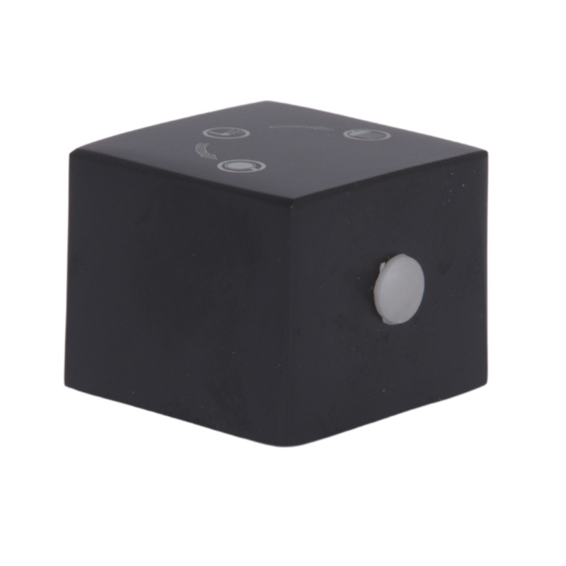Ручка Qtap (25,7x32x32) для душової системи прихованого монтажу на два споживача Gemini Gunmetal Black PVD QTGEM257323250062
