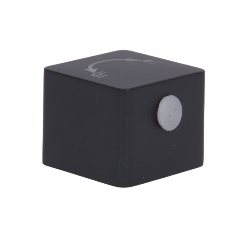 Ручка Qtap (23,7x30x30) для душової системи на три споживача Gemini Matt Black QTGEM2373030BLA50064