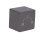 Ручка Qtap (25,8x32x32) для душової системи на три споживача Gemini Gunmetal Black PVD QTGEM258323250065
