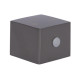 Ручка Qtap (25,8x32x32) для душової системи на три споживача Gemini Gunmetal Black PVD QTGEM258323250065