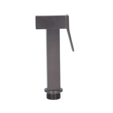 Лійка для ручного душу Qtap (160,5x18,2x56) для змішувача для раковини з гігієнічним душем Gemini Gunmetal Black PVD QTGEM160518256GMB50077