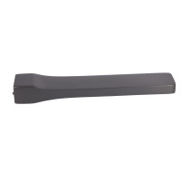Вилив Qtap (25,8x39,3x200) для змішувача для раковини прихованого монтажу Gemini Gunmetal Black PVD QTGEM258393200GMB50128