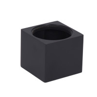 Корпус картриджа Qtap (37,8x42x42) для змішувачів та душових систем прихованого монтажу Gemini Matt Black QTGEM3784242BLA50169