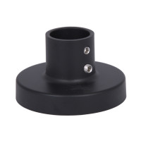 Кріплення стійки Qtap (35x59,5) для душової системи Gemini Matt Black QTGEM35595BLA50205