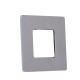 Декоративна накладка для картриджа Qtap (69,8x7,8x69,8) для набору для гігієнічного душу V00440701 Inspai-Varius Chrome QTINSVAR69878698CRM50357