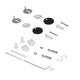 Унітаз підвісний Qtap Taurus Ultra Quiet 515×360×350 мм, Matt Black, з сидінням Slim Duroplast / Soft-close / Quick Release QTTAU28BLM50504