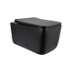 Унітаз підвісний Qtap Gemini Ultra Quiet 485×340×350 мм, Matt Black, з сидінням Slim Duroplast / Soft-close / Quick Release QTGEM28BLM50505