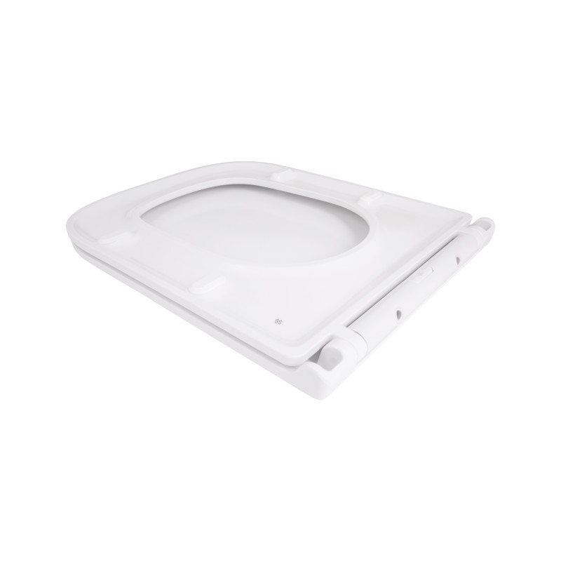 Сидіння для унітаза Qtap (Cardinal 620), White, з мікроліфтом Slim Duroplast, Quick Release QTSC179W50766
