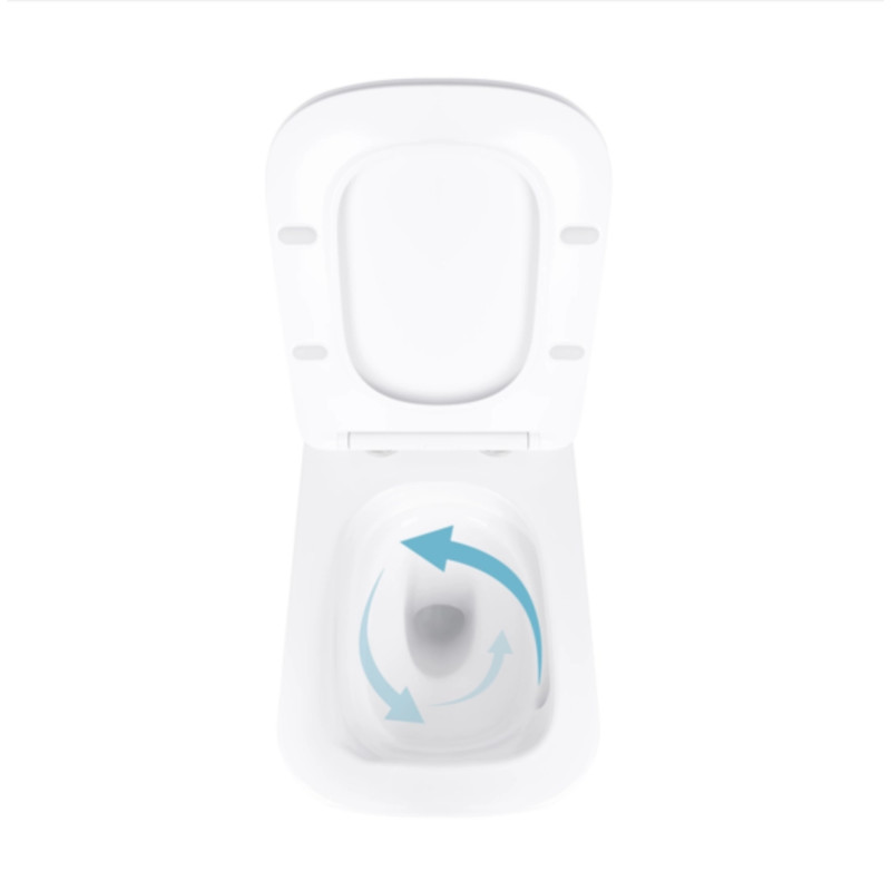 Готове рішення Qtap для ванної кімнати: підвісний унітаз Tern Ultra Quiet 525x345x360 + комплект інсталяції Standard (лінійна клавіша Chrome)