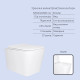 Готове рішення Qtap для ванної кімнати: підвісний унітаз Tern Ultra Quiet 525x345x360 + комплект інсталяції Standard (лінійна клавіша White)