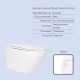 Готове рішення Qtap для ванної кімнати: підвісний унітаз Jay Rimless 520x360x320 + комплект інсталяції Standard (кругла клавіша Black)