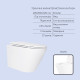 Готове рішення Qtap для ванної кімнати: підвісний унітаз Swan Ultra Quiet 485x360x320 + комплект інсталяції Standard (лінійна клавіша White)