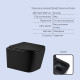 Готове рішення Qtap для ванної кімнати: підвісний унітаз Crow Ultra Quiet 485x340x290 + комплект інсталяції Standard (лінійна клавіша White)