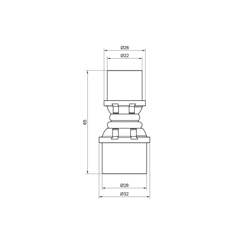 Муфта прес Icma 26х20 №400