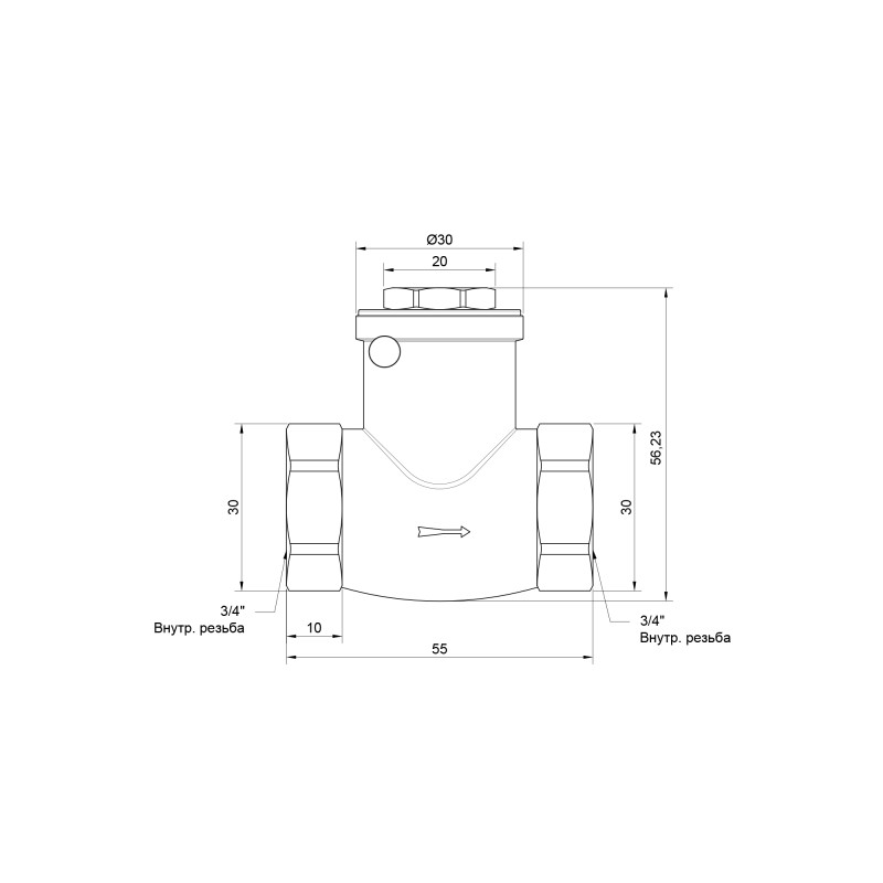 Зворотний клапан Thermo Alliance Standart 3/4