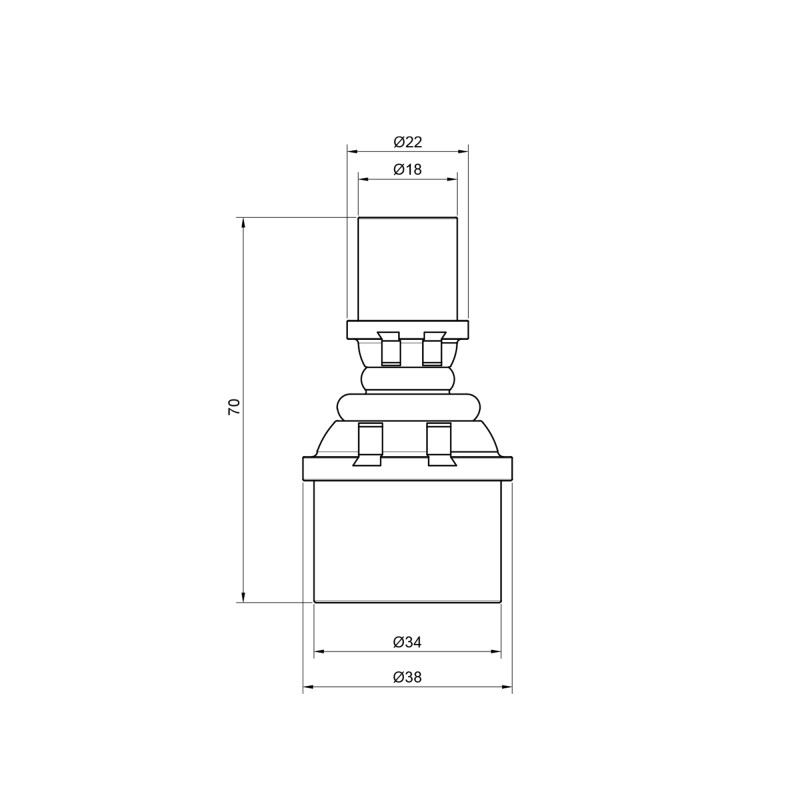 Муфта прес Icma 32х16 №400