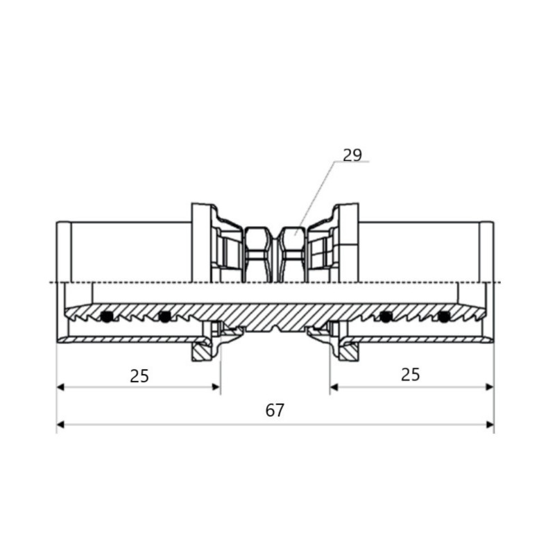 Муфта прес Icma 32х20 №400